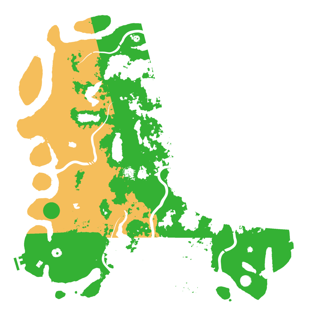 Biome Rust Map: Procedural Map, Size: 5000, Seed: 114463546