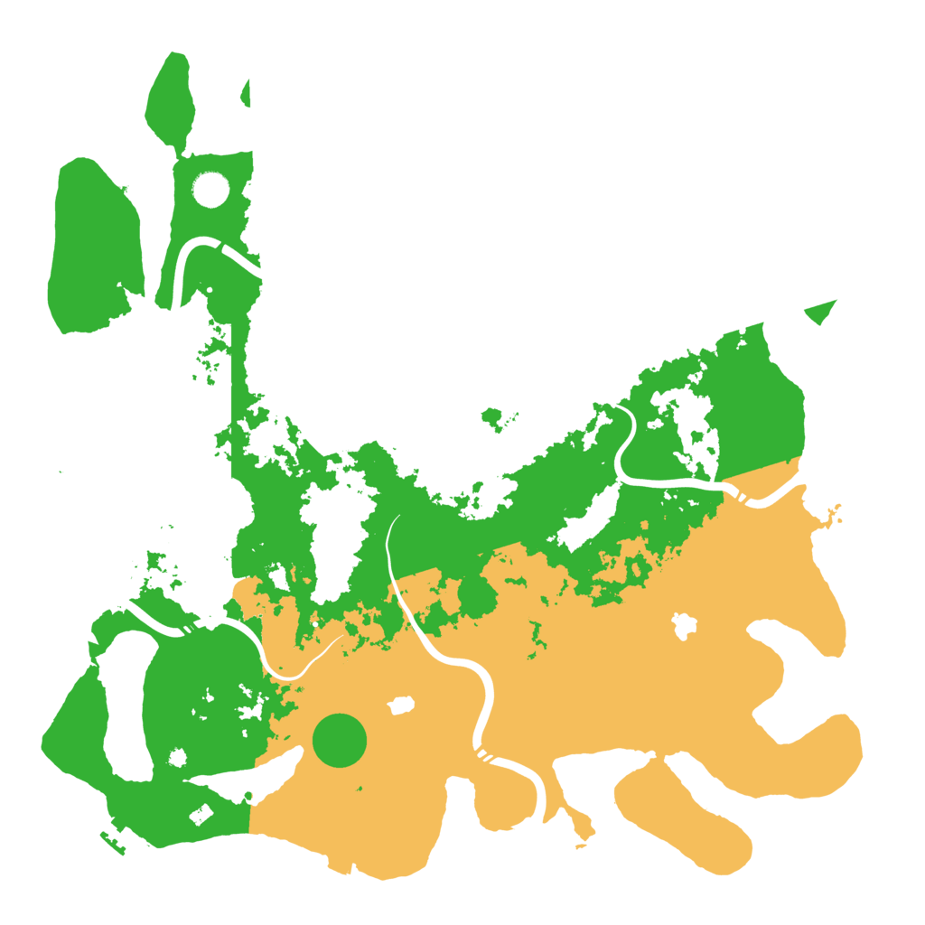 Biome Rust Map: Procedural Map, Size: 4500, Seed: 306174880