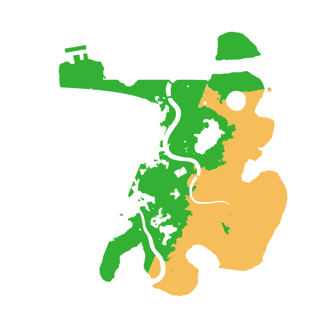 Biome Rust Map: Procedural Map, Size: 3000, Seed: 728563345