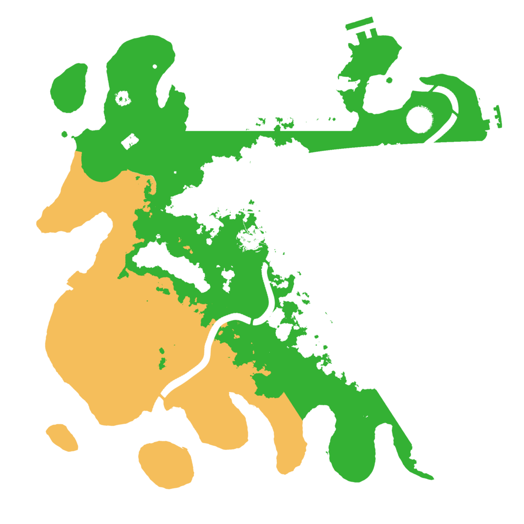 Biome Rust Map: Procedural Map, Size: 3500, Seed: 1488431964