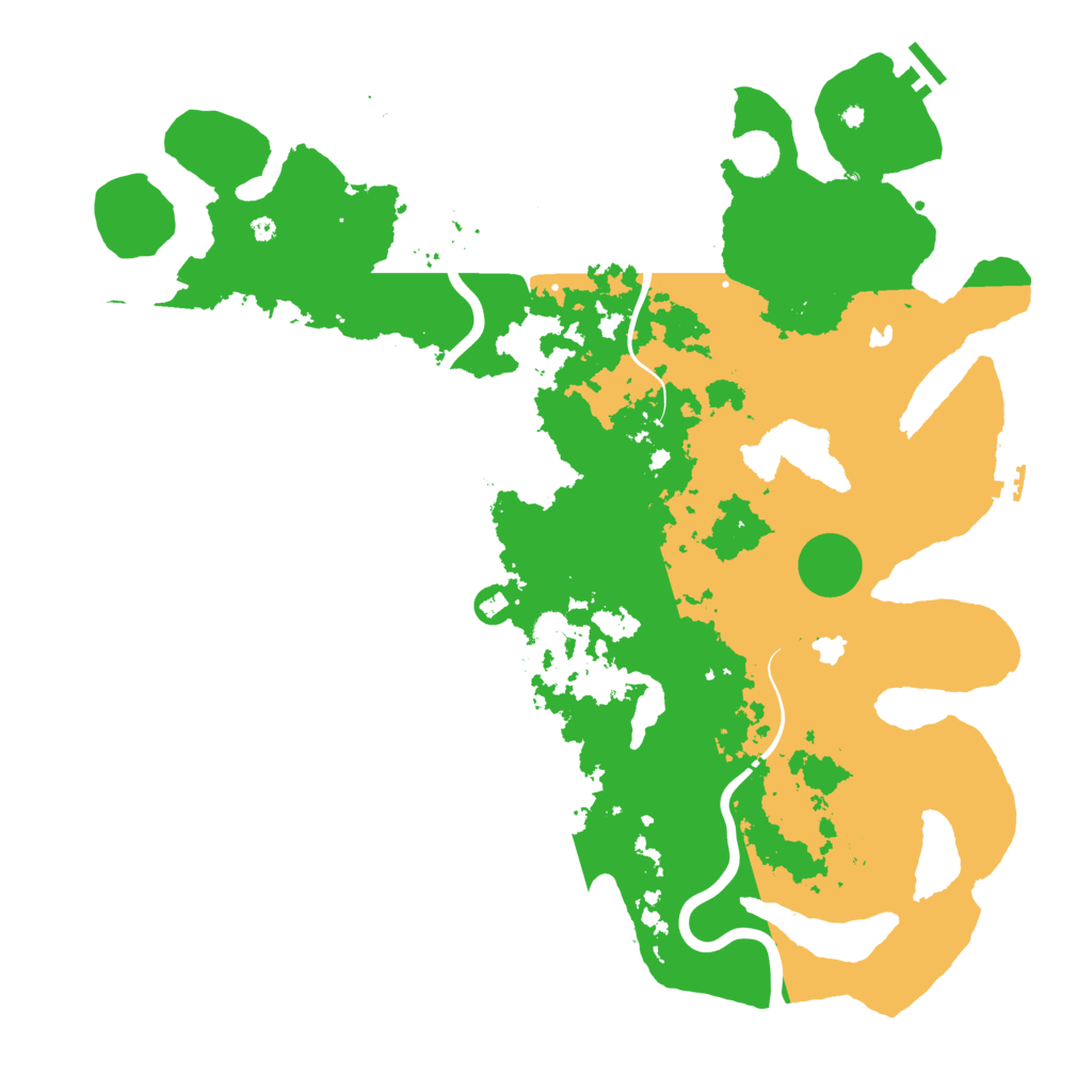 Biome Rust Map: Procedural Map, Size: 4500, Seed: 2125984713