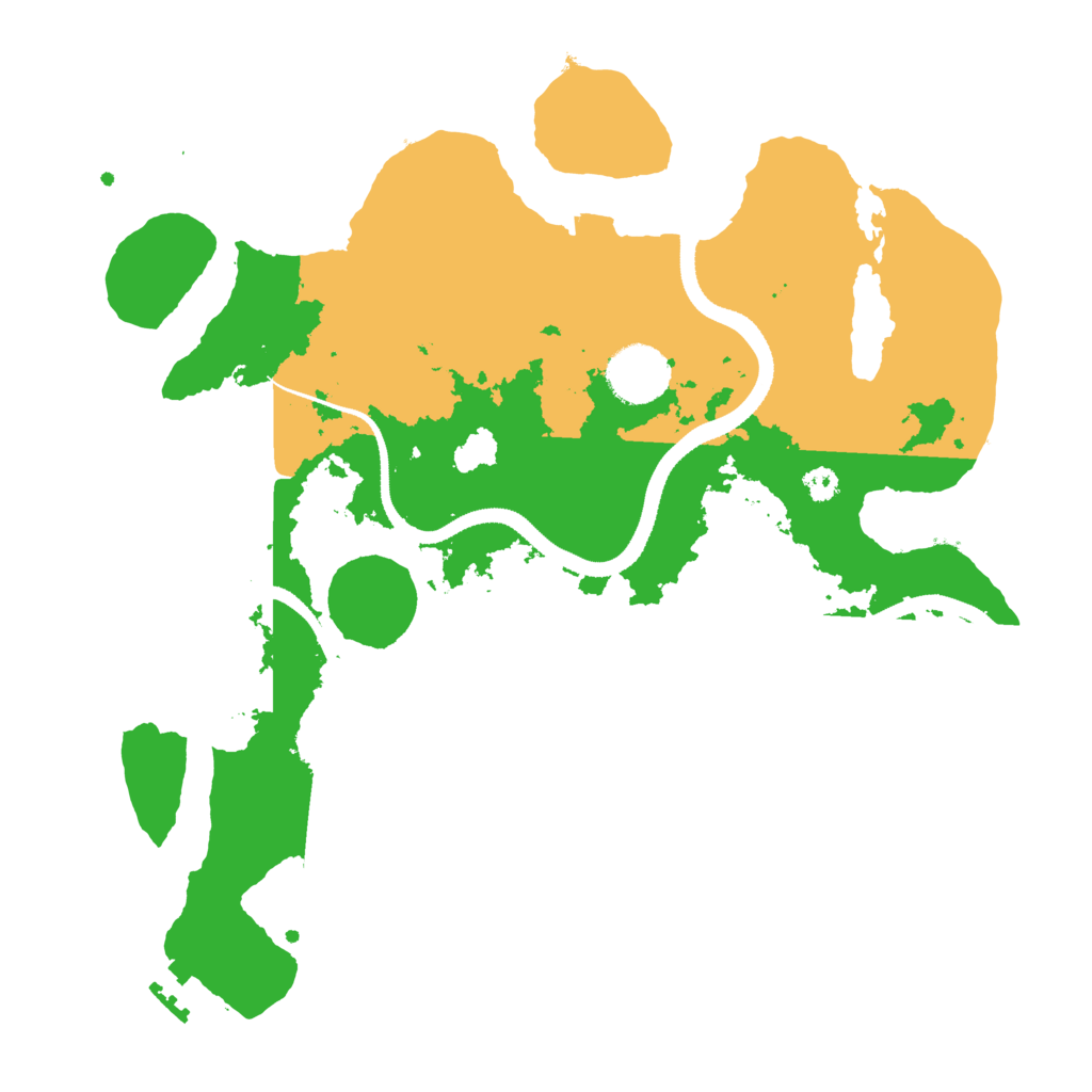 Biome Rust Map: Procedural Map, Size: 3250, Seed: 1207857836