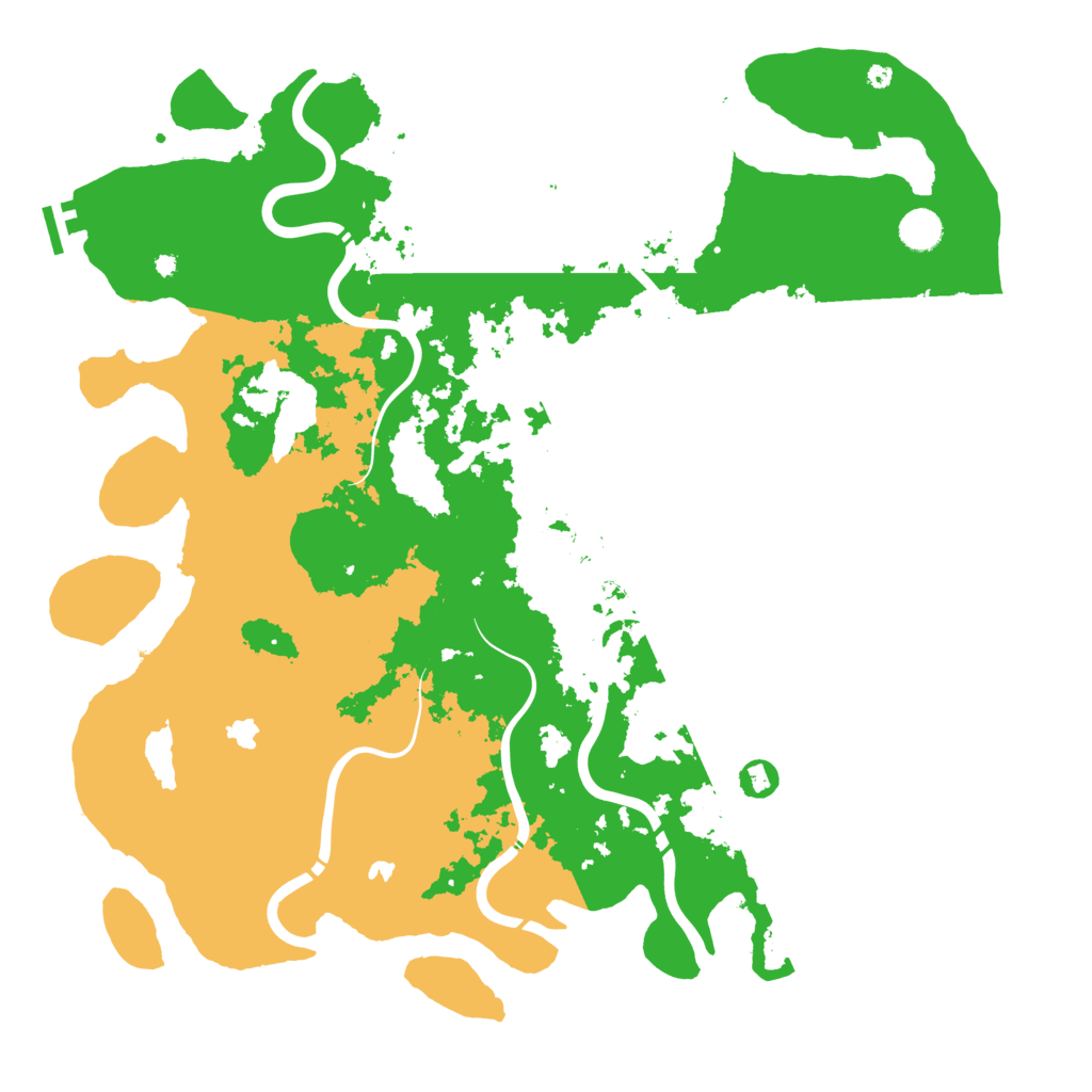Biome Rust Map: Procedural Map, Size: 4500, Seed: 1321127535