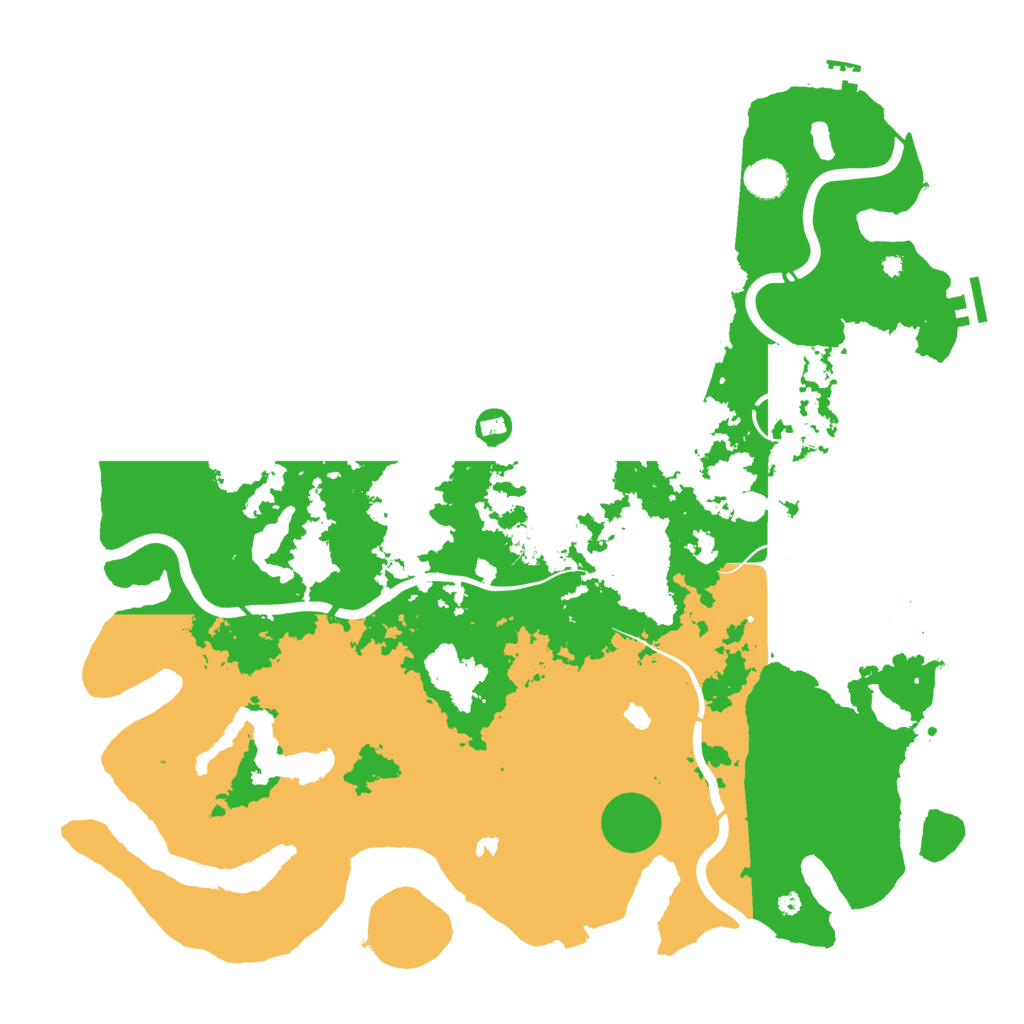 Biome Rust Map: Procedural Map, Size: 4500, Seed: 186013960