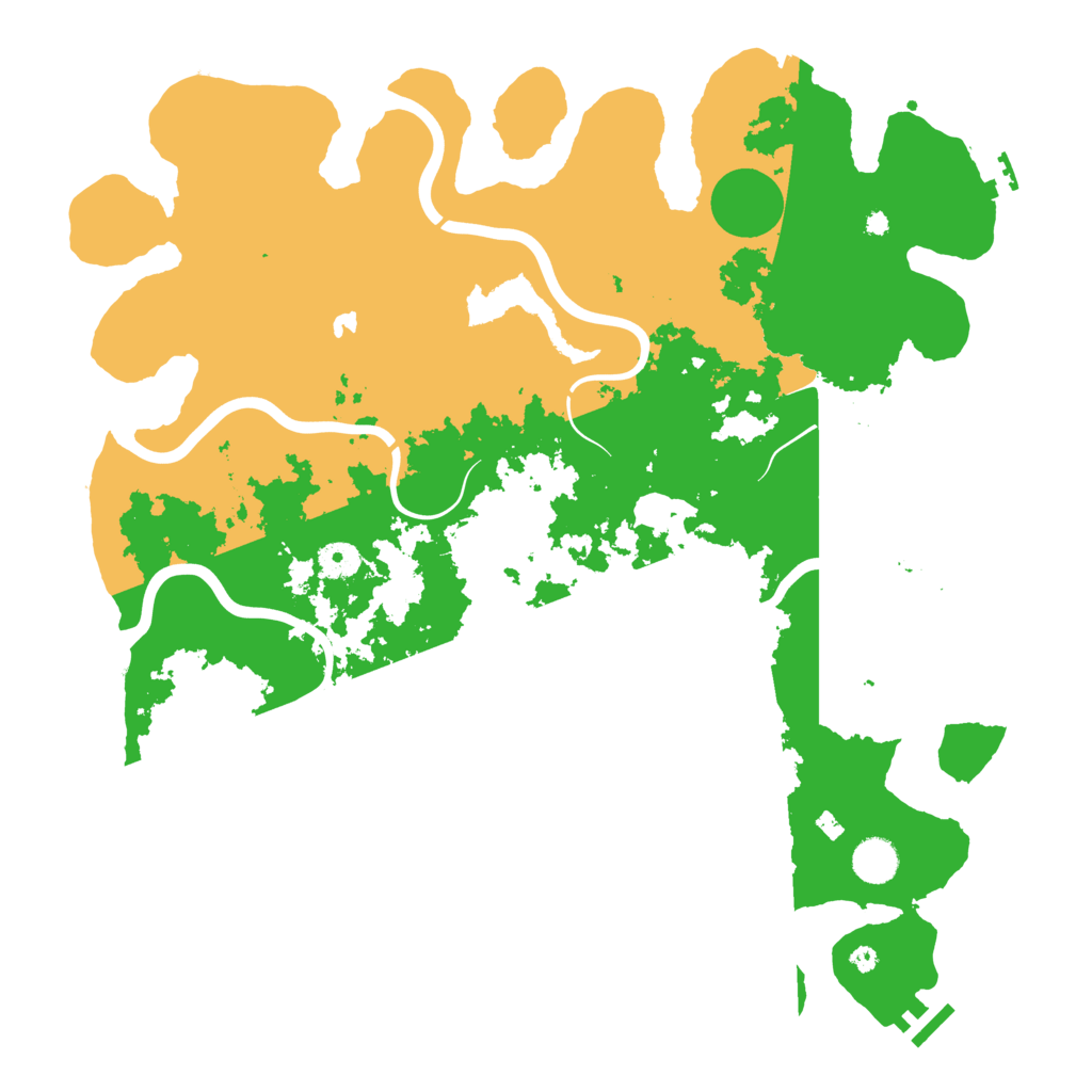 Biome Rust Map: Procedural Map, Size: 4200, Seed: 681071036
