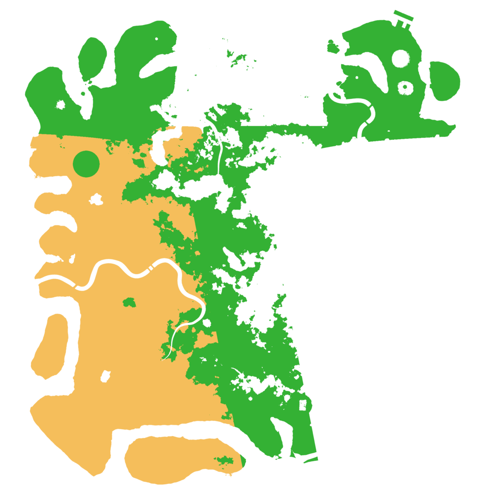 Biome Rust Map: Procedural Map, Size: 5000, Seed: 264258869
