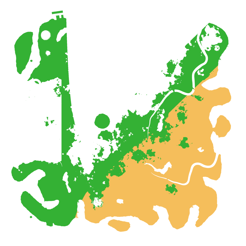 Biome Rust Map: Procedural Map, Size: 4501, Seed: 1272615769