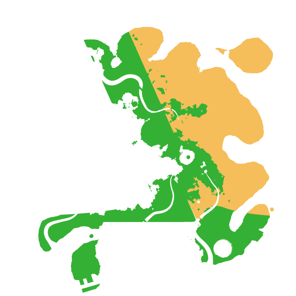 Biome Rust Map: Procedural Map, Size: 3000, Seed: 830679154