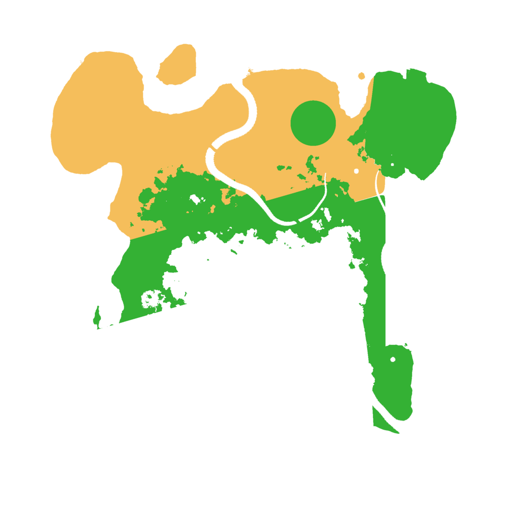 Biome Rust Map: Procedural Map, Size: 3000, Seed: 1050546457