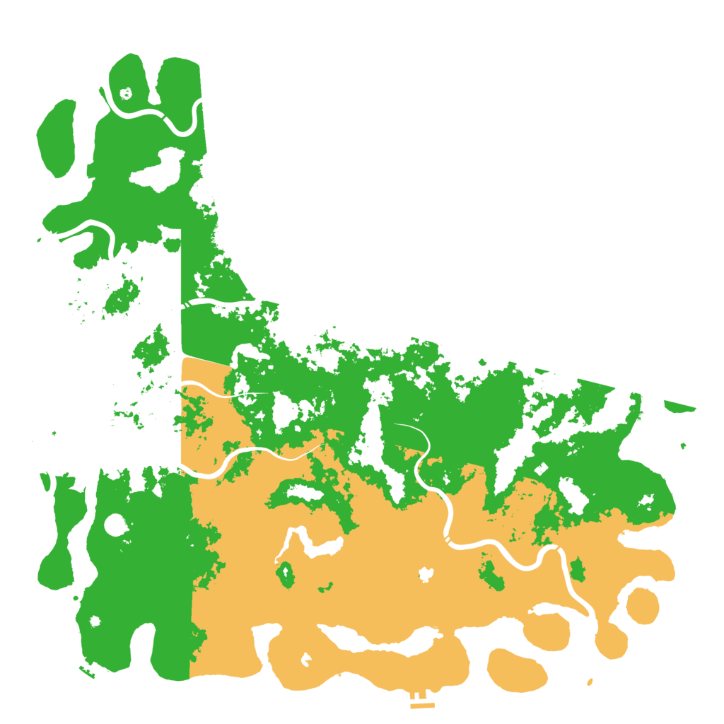Biome Rust Map: Procedural Map, Size: 6000, Seed: 10294