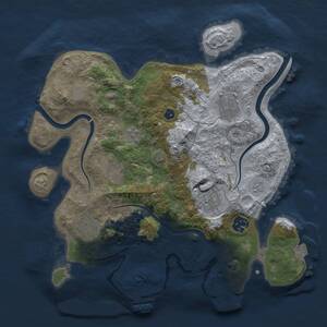 Thumbnail Rust Map: Procedural Map, Size: 3150, Seed: 2123483647, 12 Monuments