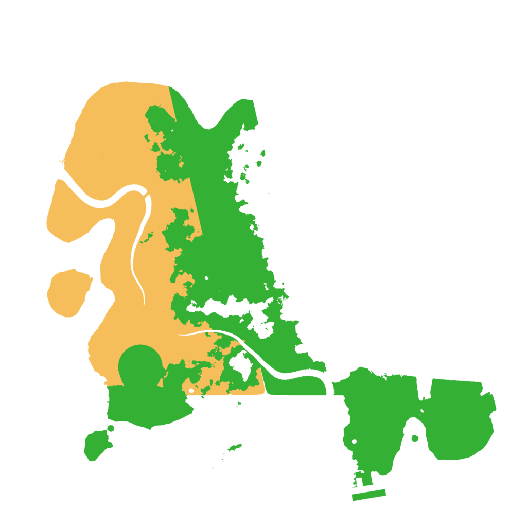 Biome Rust Map: Procedural Map, Size: 3150, Seed: 2123483647