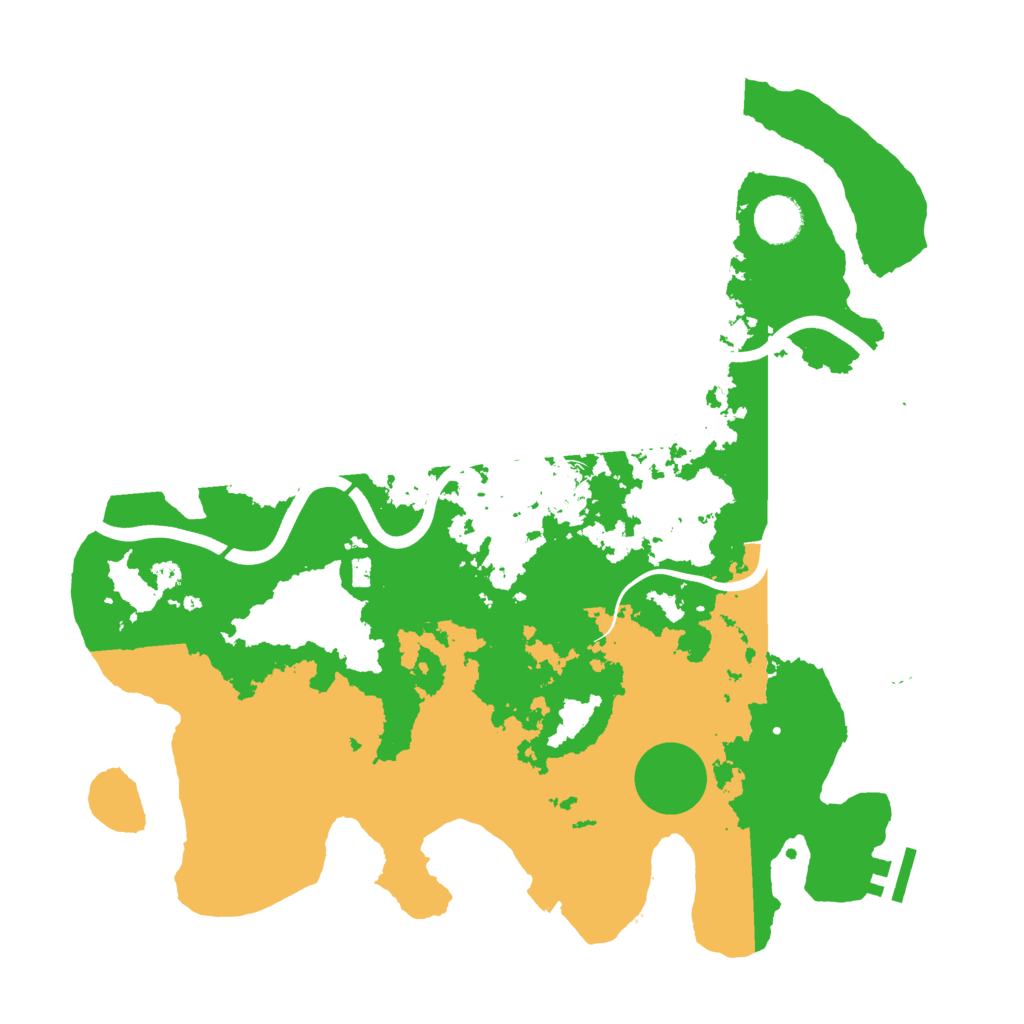 Biome Rust Map: Procedural Map, Size: 3750, Seed: 1351736090
