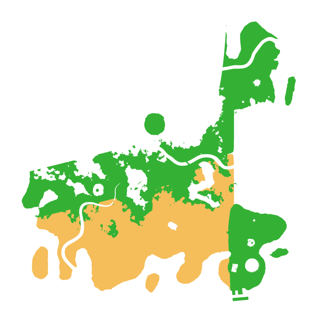 Biome Rust Map: Procedural Map, Size: 4000, Seed: 26650