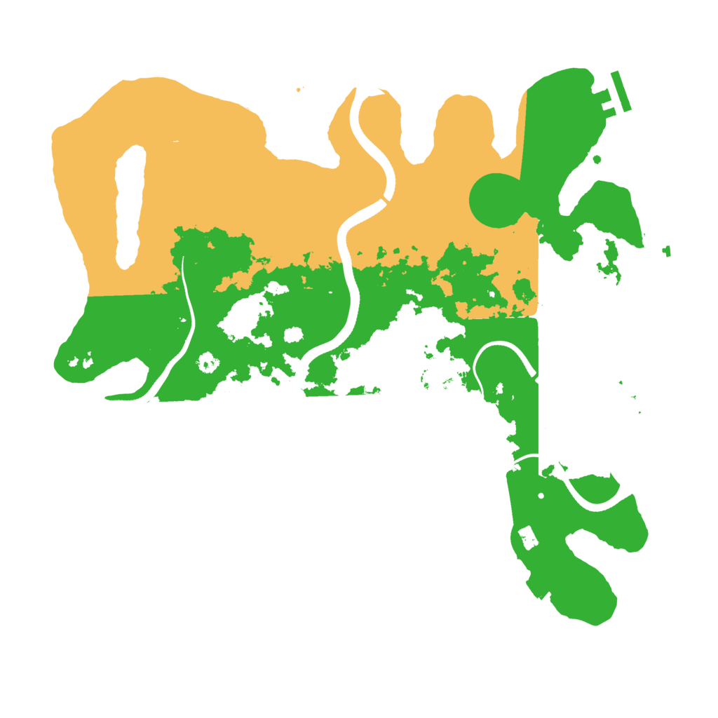 Biome Rust Map: Procedural Map, Size: 3498, Seed: 1660432545
