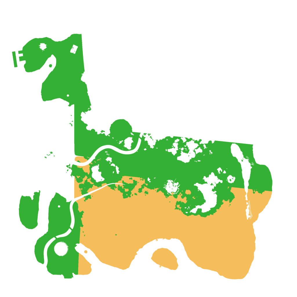 Biome Rust Map: Procedural Map, Size: 3800, Seed: 74460289