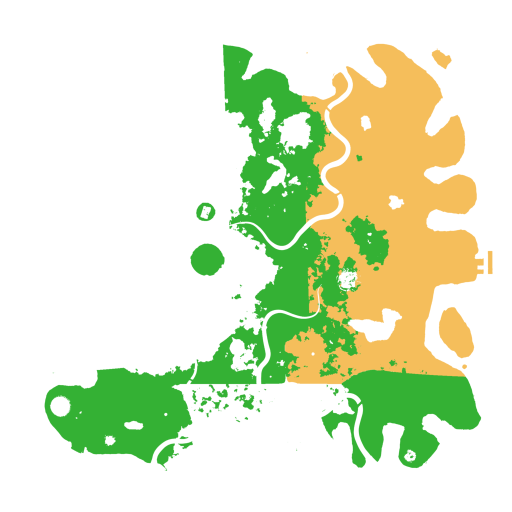Biome Rust Map: Procedural Map, Size: 4500, Seed: 102346380