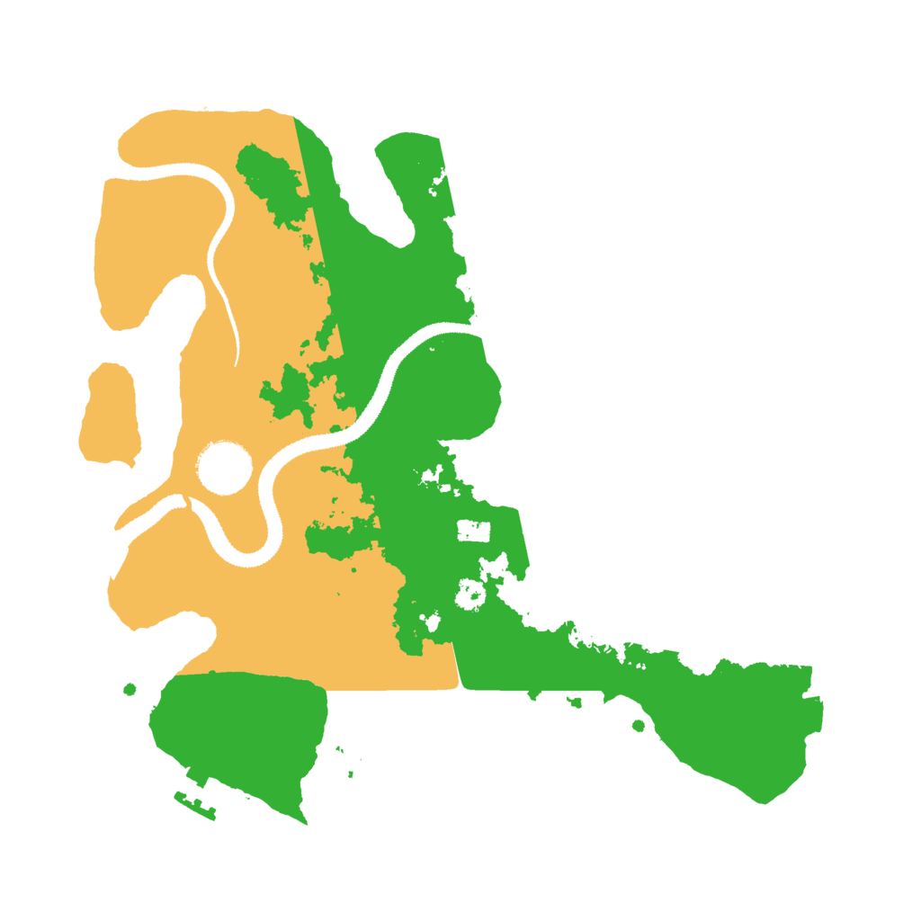 Biome Rust Map: Procedural Map, Size: 3000, Seed: 26602