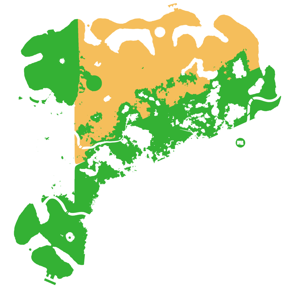 Biome Rust Map: Procedural Map, Size: 5000, Seed: 450129976