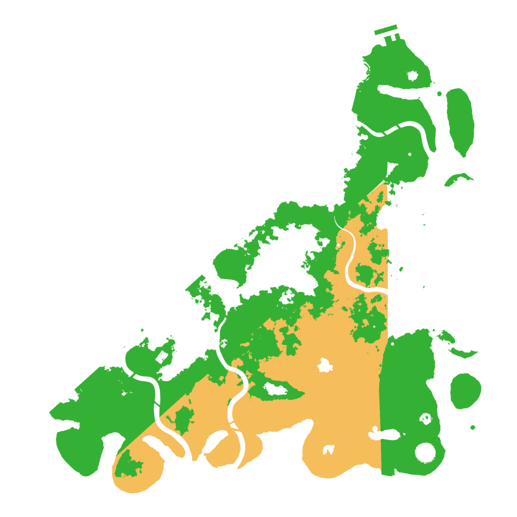 Biome Rust Map: Procedural Map, Size: 4500, Seed: 133314