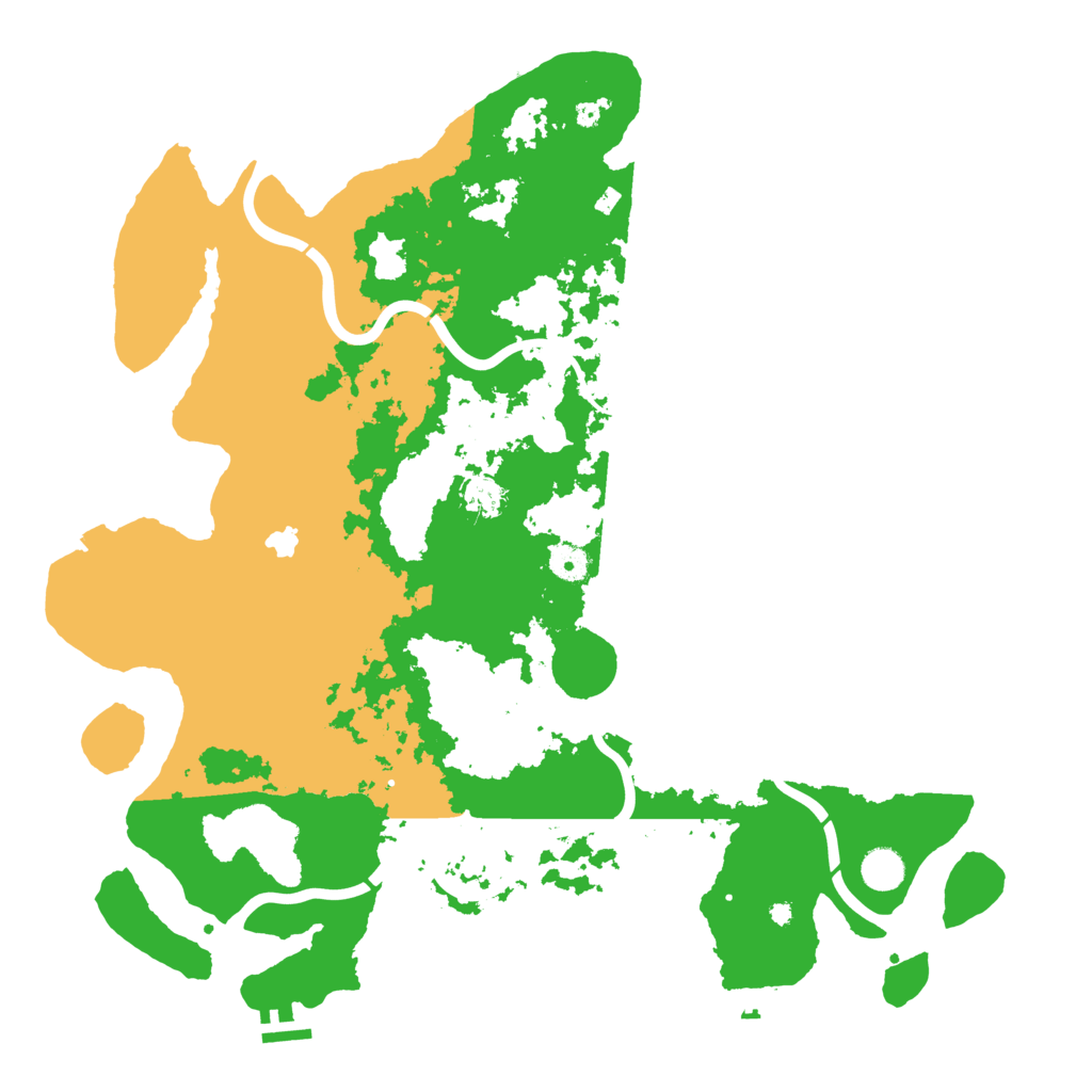 Biome Rust Map: Procedural Map, Size: 4444, Seed: 8048242