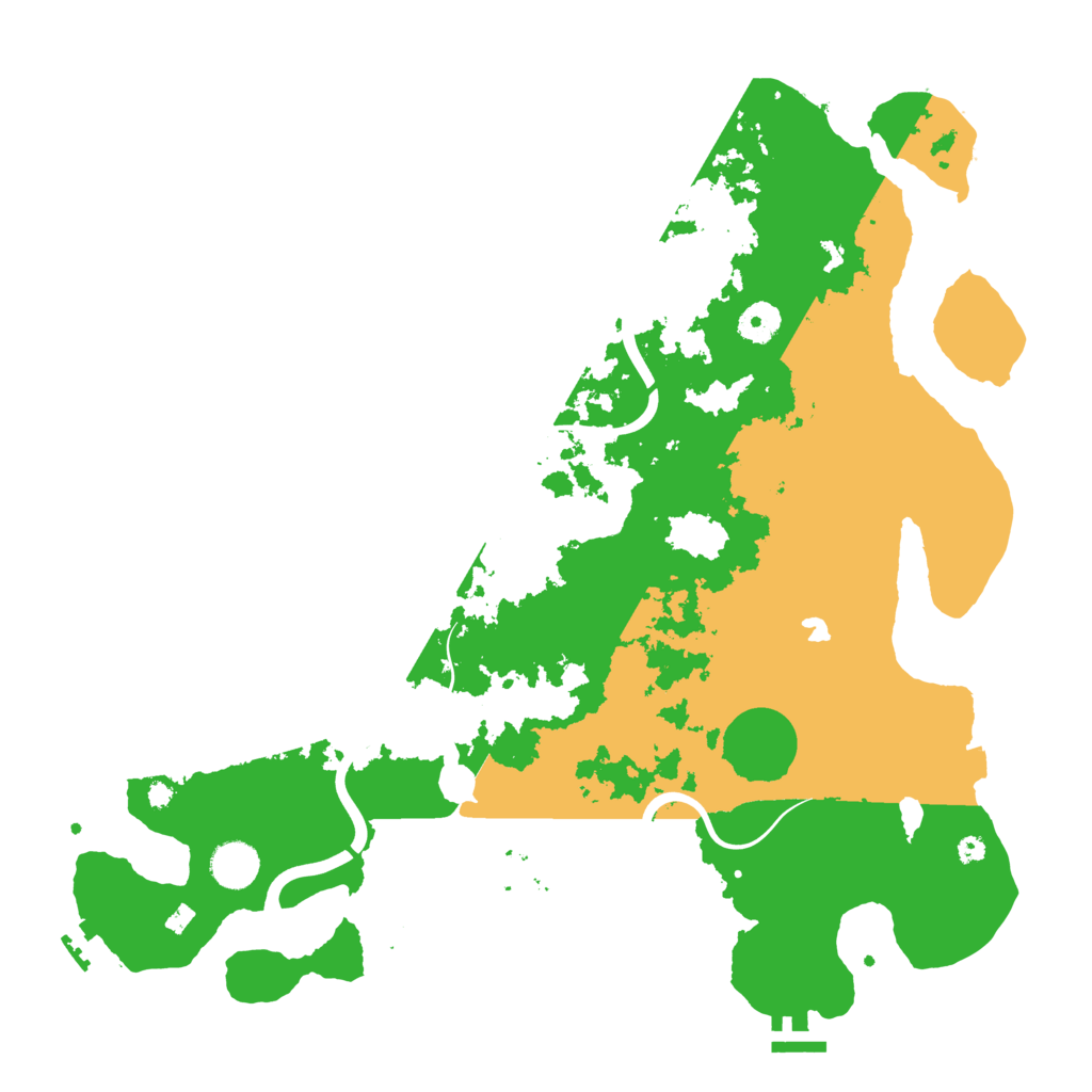 Biome Rust Map: Procedural Map, Size: 4000, Seed: 821344053