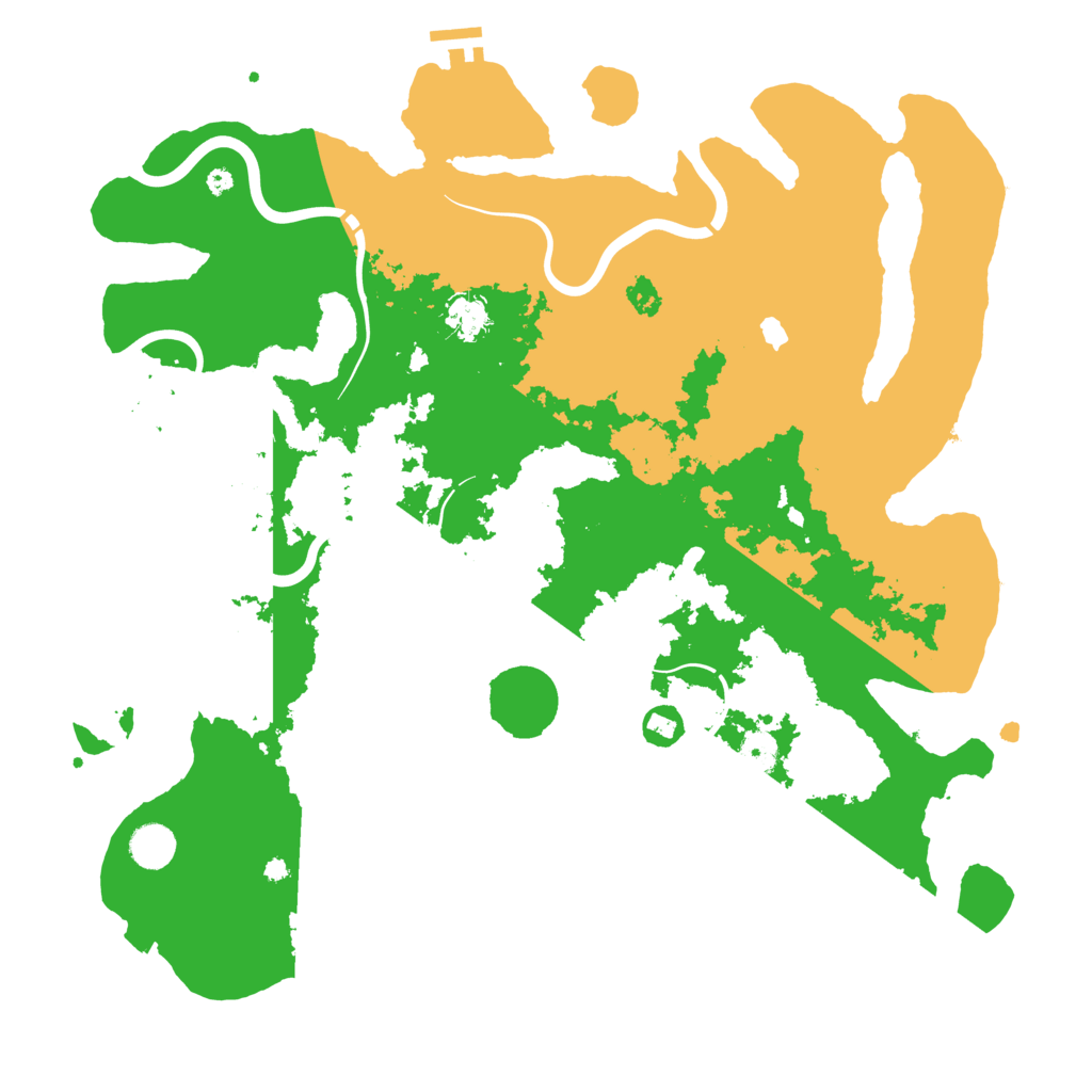 Biome Rust Map: Procedural Map, Size: 4250, Seed: 4583