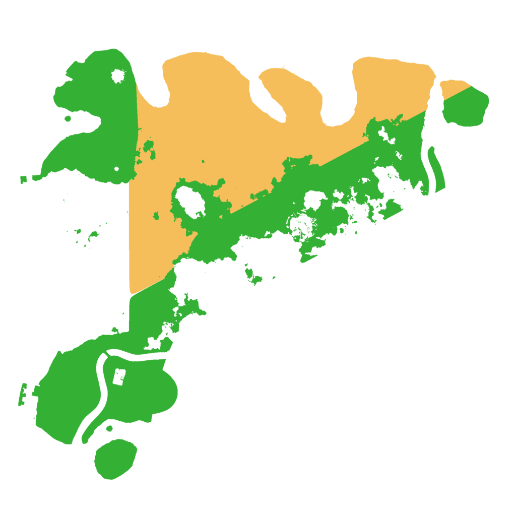 Biome Rust Map: Procedural Map, Size: 3400, Seed: 481981