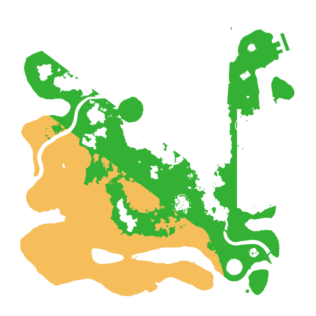Biome Rust Map: Procedural Map, Size: 3500, Seed: 1199265184