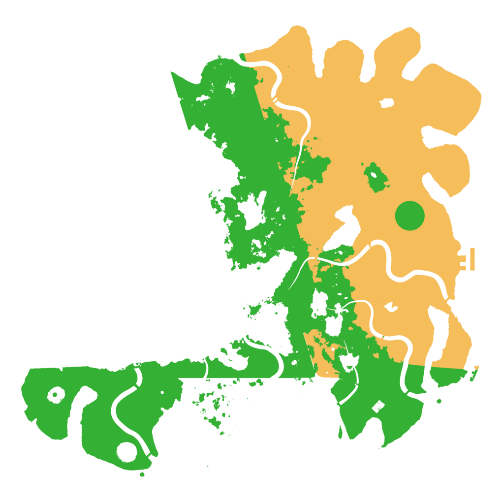 Biome Rust Map: Procedural Map, Size: 4500, Seed: 985008301