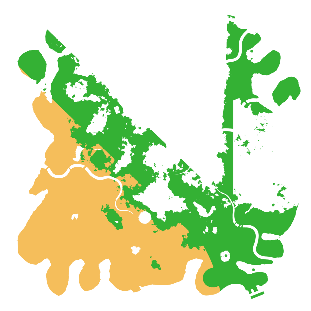 Biome Rust Map: Procedural Map, Size: 4500, Seed: 334849