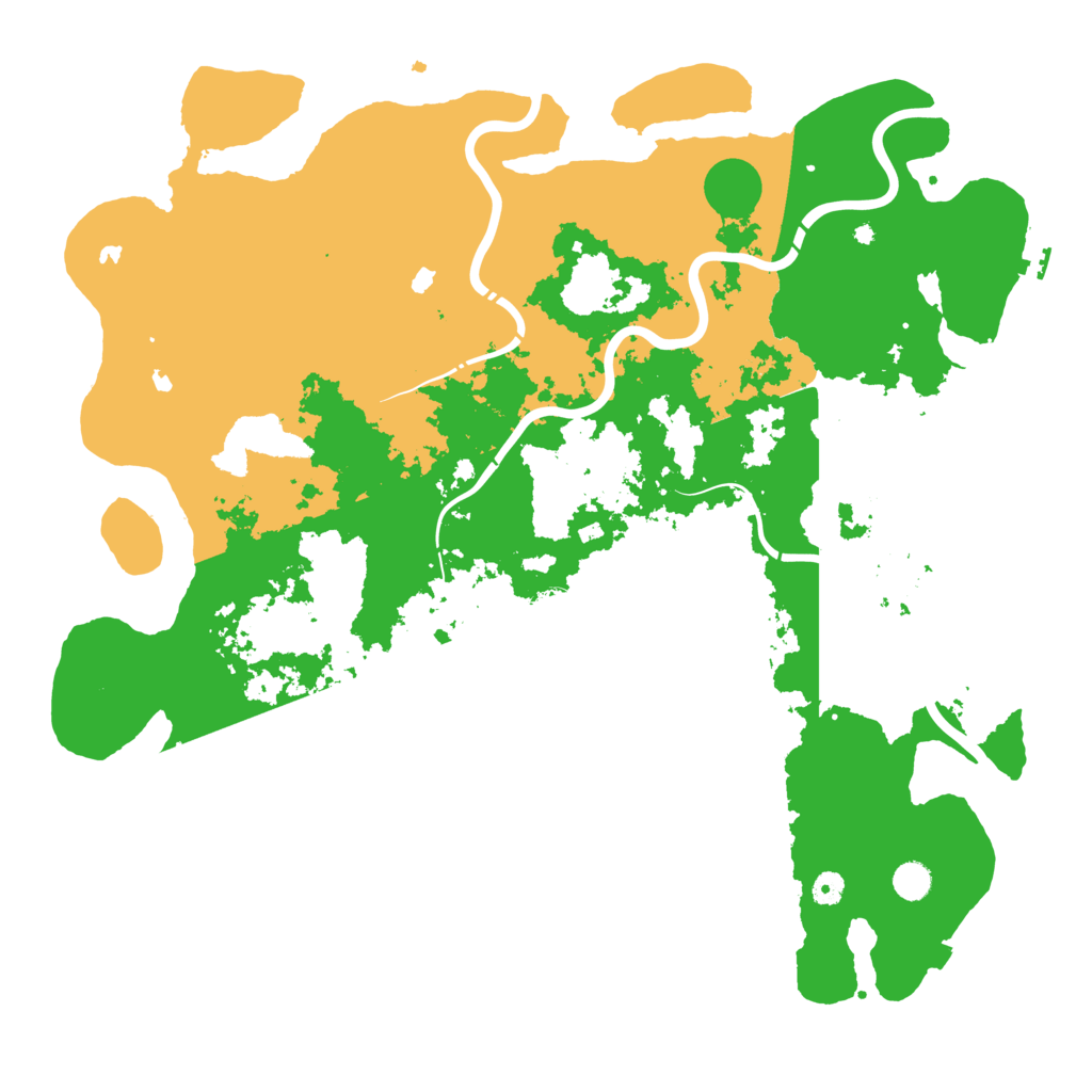 Biome Rust Map: Procedural Map, Size: 5000, Seed: 695771629