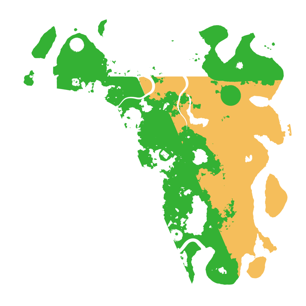 Biome Rust Map: Procedural Map, Size: 4000, Seed: 957922707