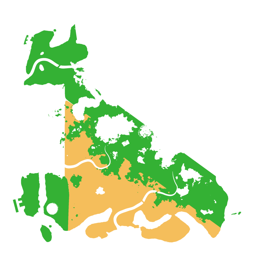 Biome Rust Map: Procedural Map, Size: 4000, Seed: 174185556