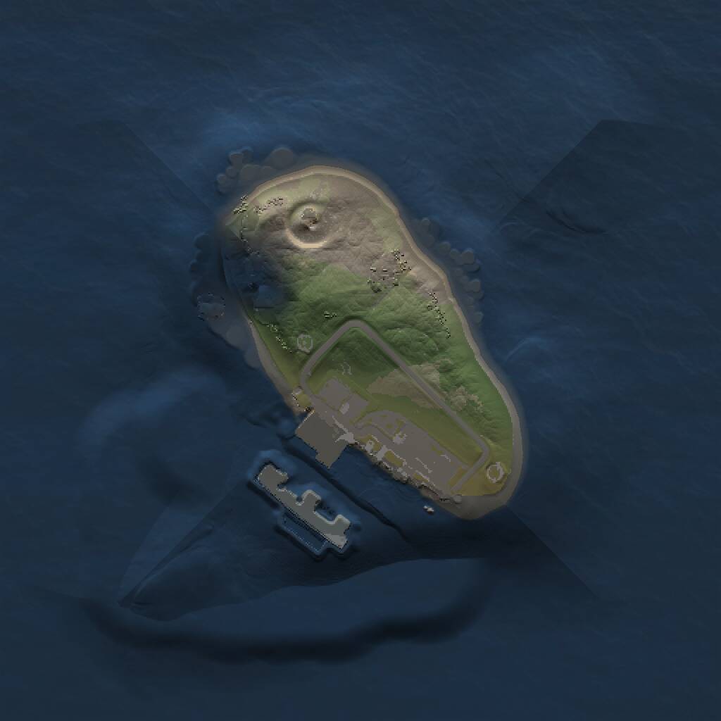 Rust Map: Procedural Map, Size: 1000, Seed: 1657794327, 2 Monuments