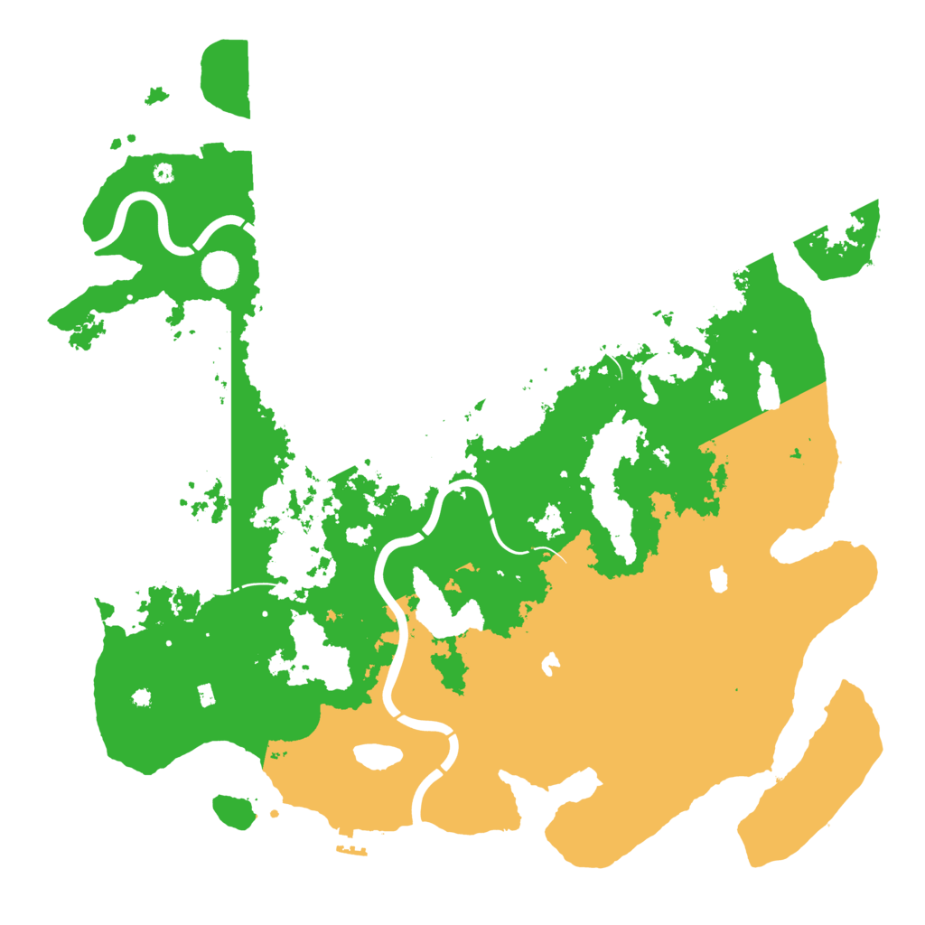 Biome Rust Map: Procedural Map, Size: 4500, Seed: 901213147