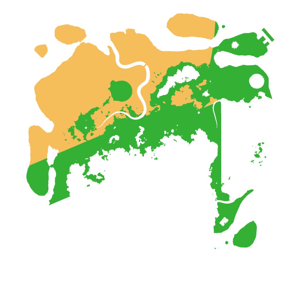 Biome Rust Map: Procedural Map, Size: 3750, Seed: 851605262