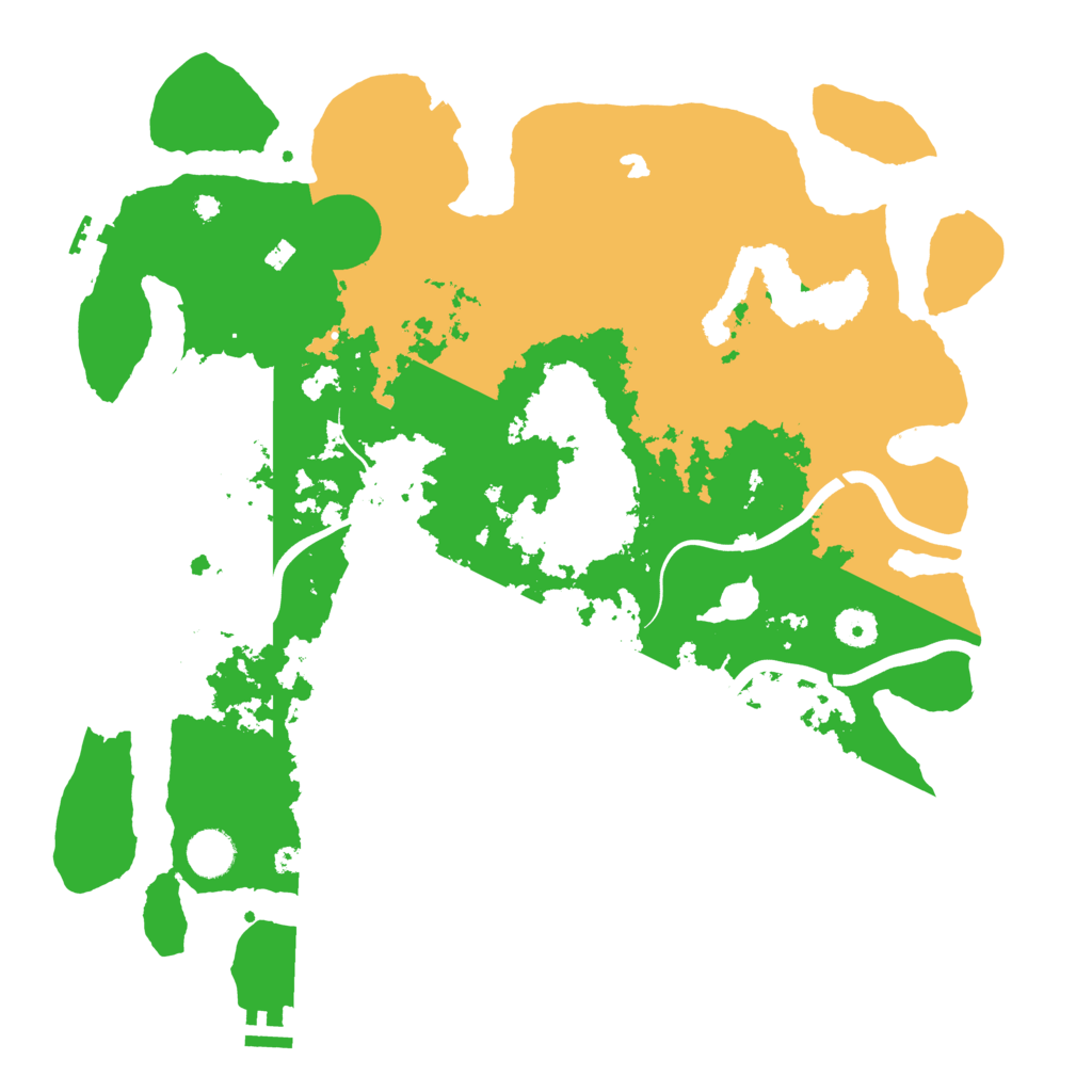 Biome Rust Map: Procedural Map, Size: 4000, Seed: 86583294