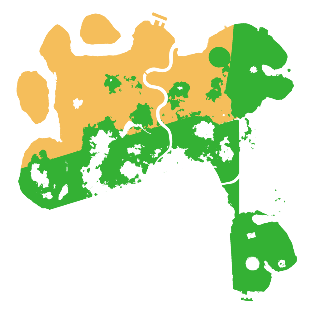 Biome Rust Map: Procedural Map, Size: 4096, Seed: 898294184