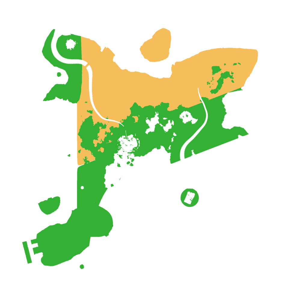Biome Rust Map: Procedural Map, Size: 2800, Seed: 1034991294