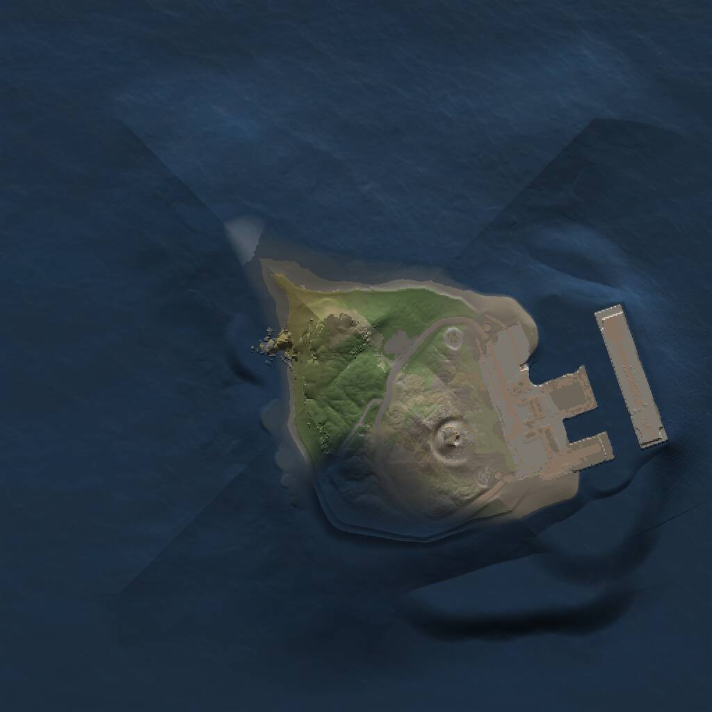 Rust Map: Procedural Map, Size: 1000, Seed: 1544054459, 2 Monuments