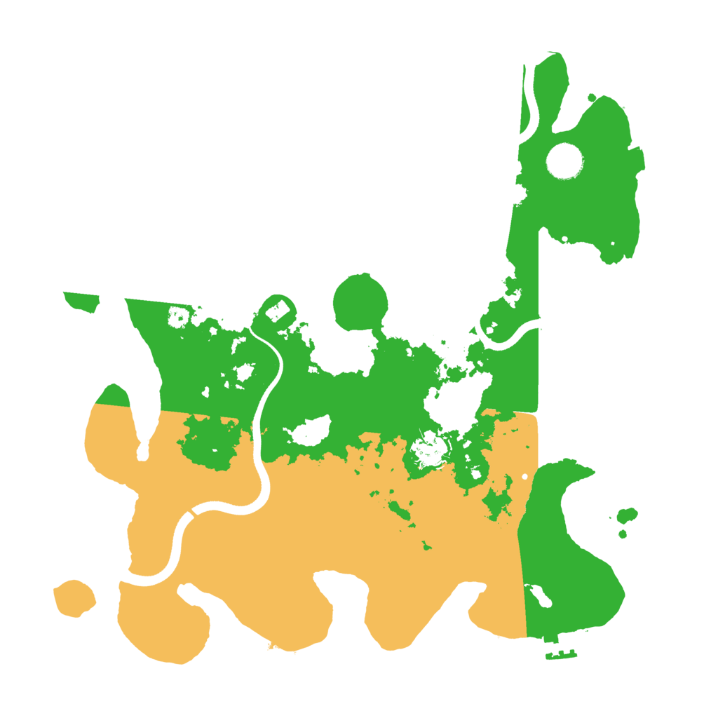 Biome Rust Map: Procedural Map, Size: 3500, Seed: 726