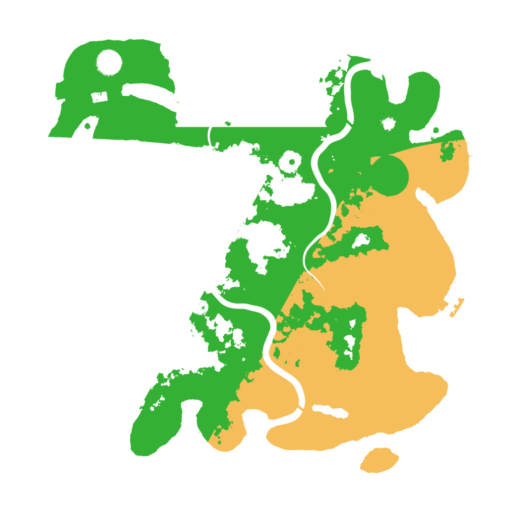 Biome Rust Map: Procedural Map, Size: 3500, Seed: 1994141512