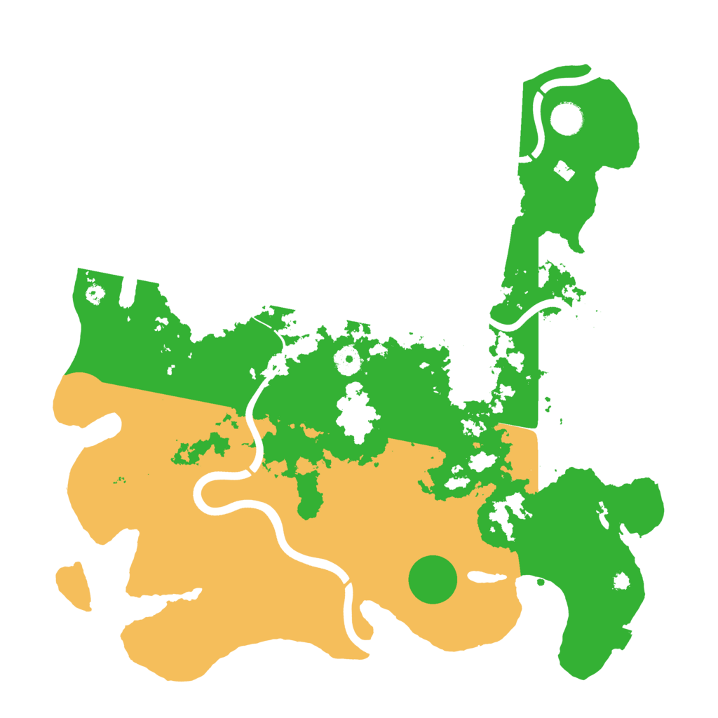 Biome Rust Map: Procedural Map, Size: 3900, Seed: 134244