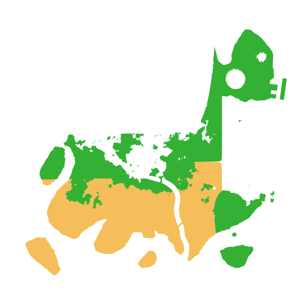 Biome Rust Map: Procedural Map, Size: 2800, Seed: 17762077