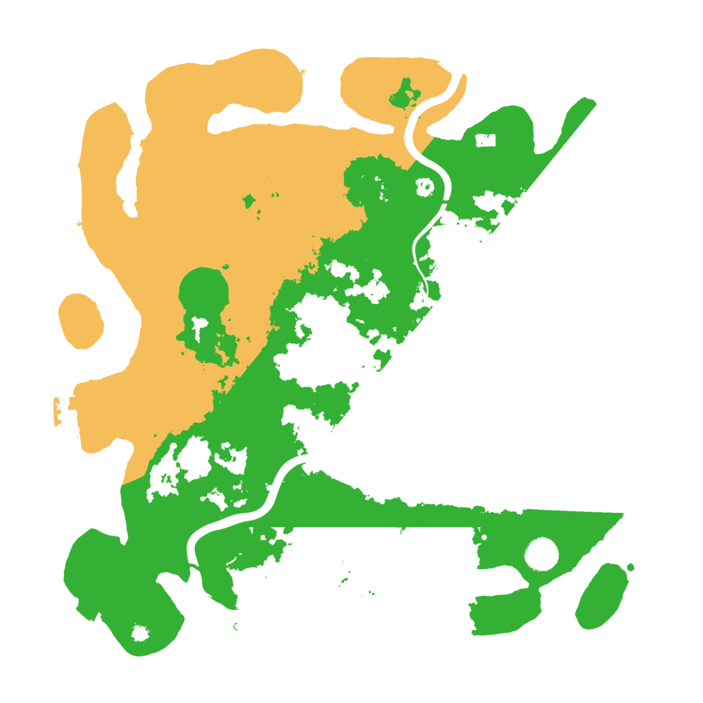 Biome Rust Map: Procedural Map, Size: 3750, Seed: 45000
