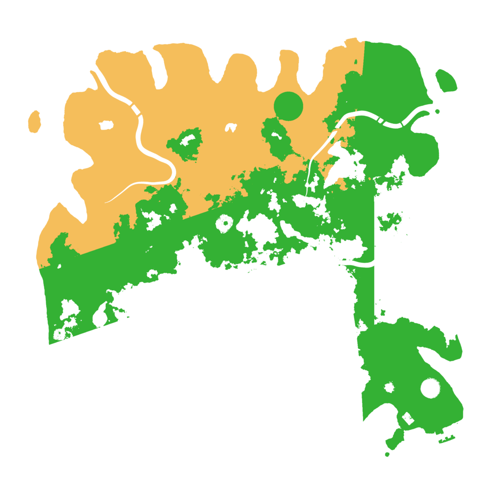 Biome Rust Map: Procedural Map, Size: 4500, Seed: 608645051