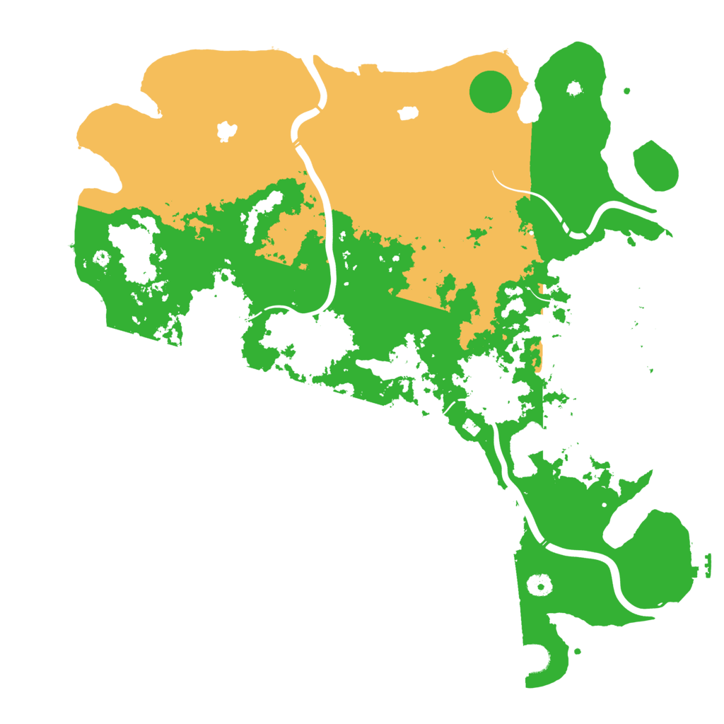 Biome Rust Map: Procedural Map, Size: 4525, Seed: 2147483647