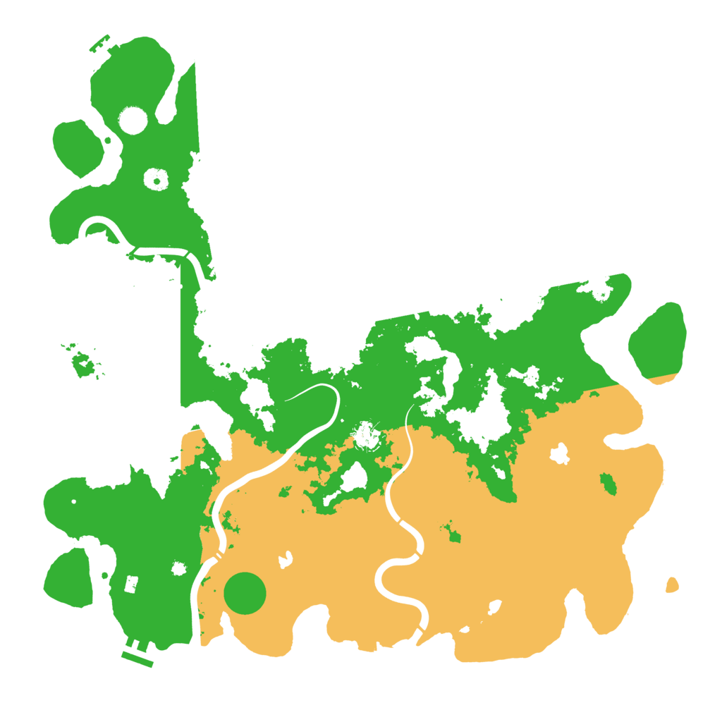 Biome Rust Map: Procedural Map, Size: 4500, Seed: 1343682788