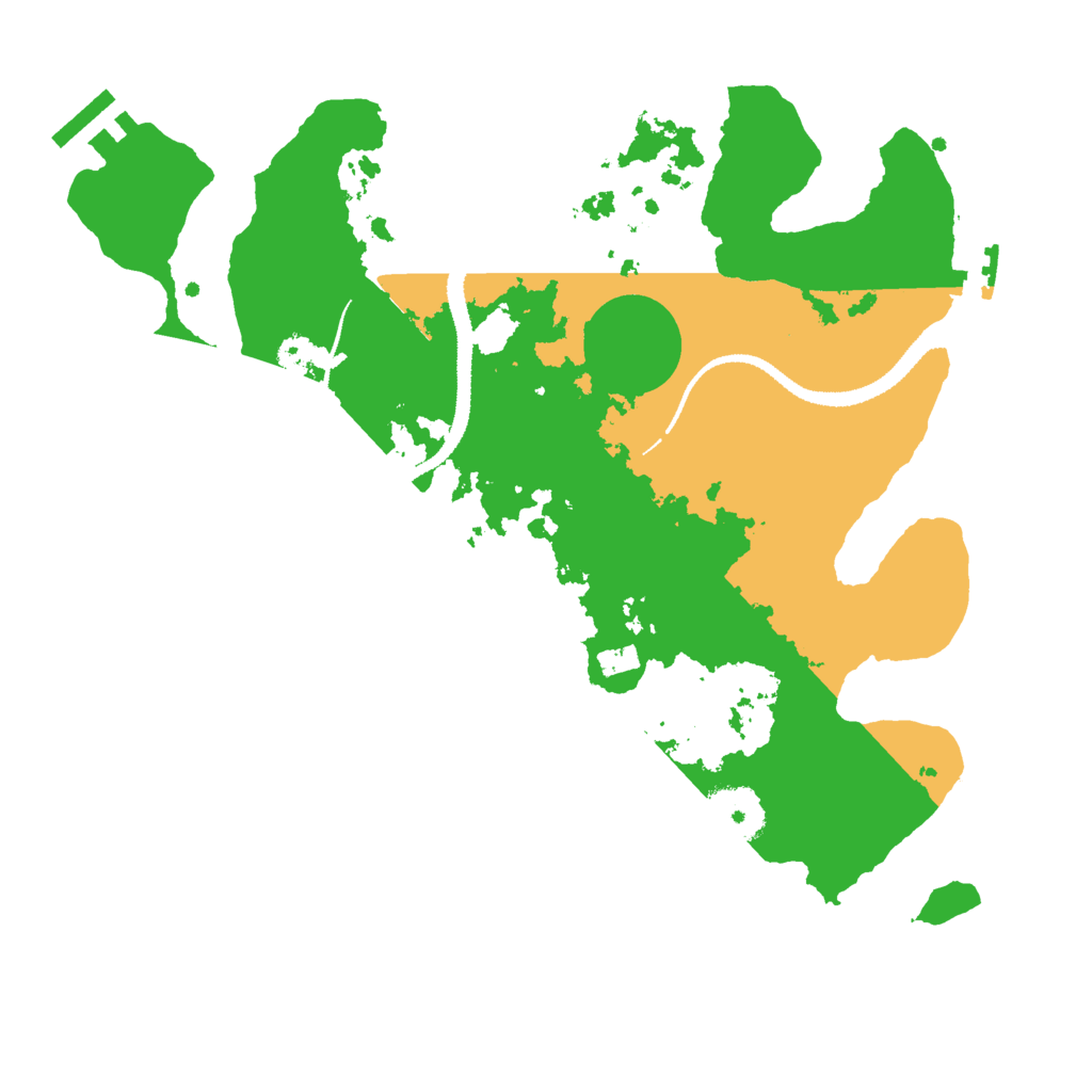 Biome Rust Map: Procedural Map, Size: 3000, Seed: 5395